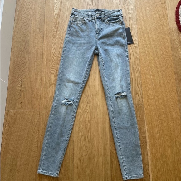 NWT TRUE RELIGION JENNIE HIGH RISE  CURVY SKINNY JEANS-24 - Picture 5 of 13